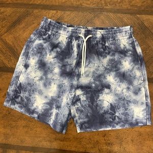 Trunks brand men’s swim trunks size medium.  Blue/white
